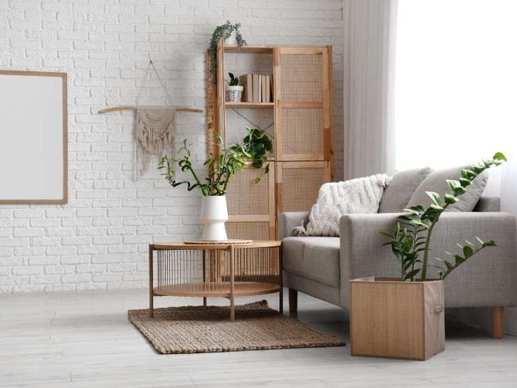 soggiorno minimalista