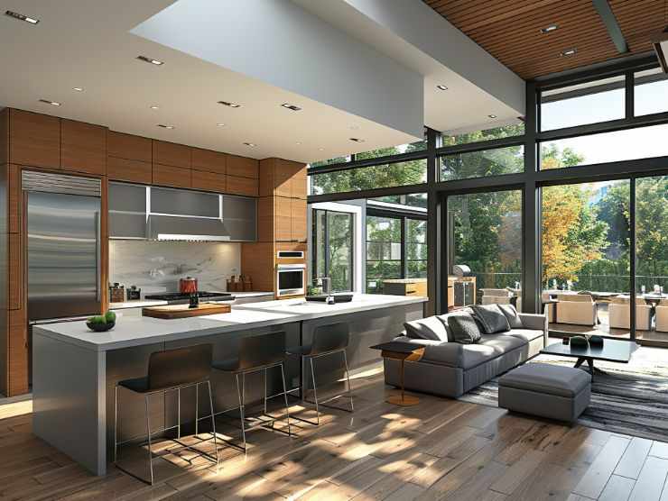 cucina con open space