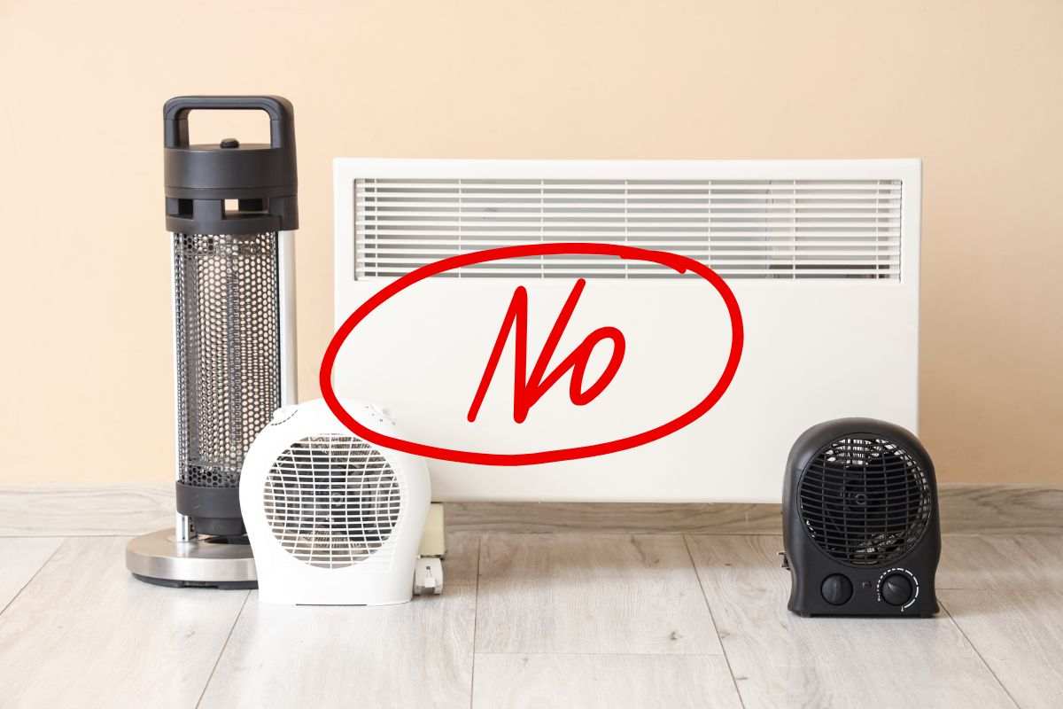 diverse stufe con scritta no