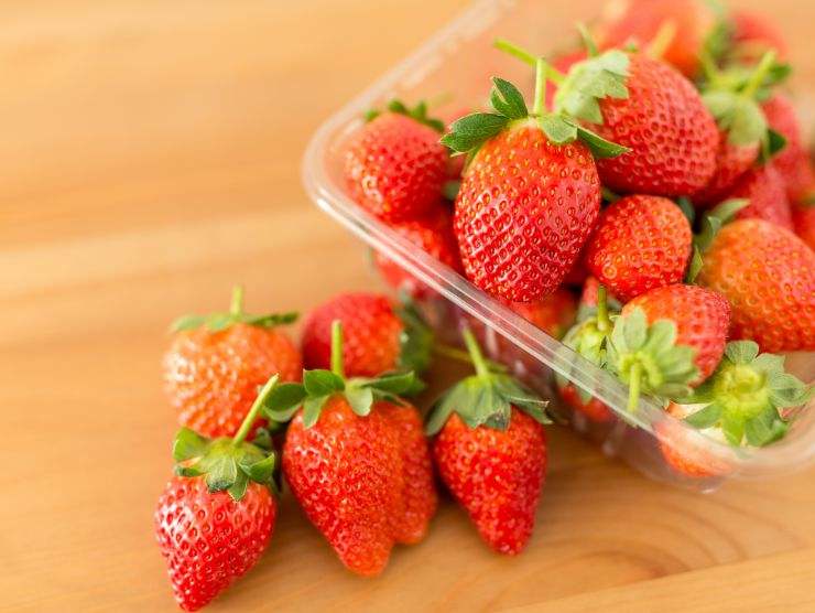 confezione di fragole