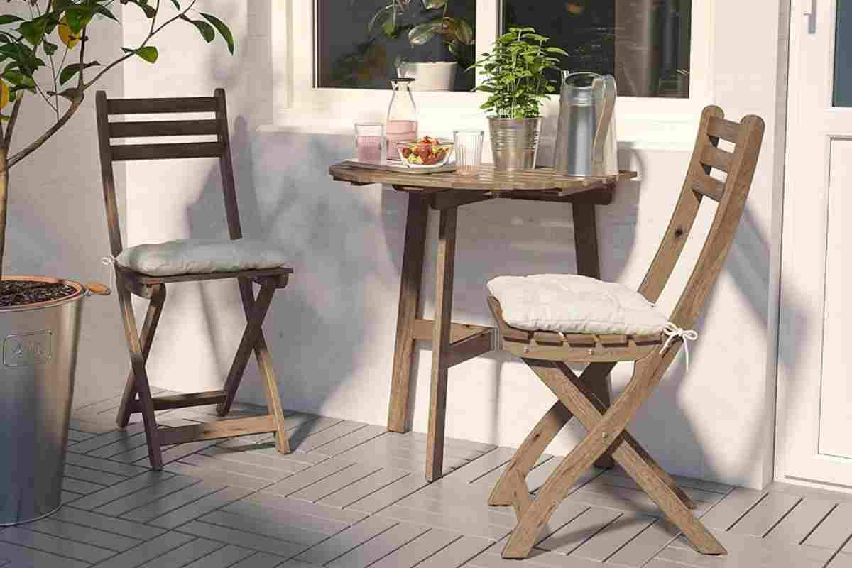 una foto ikea di un balcone